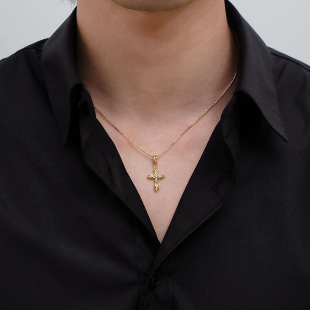 新品] ユキザキ レガリア イエローゴールド ダイヤモンド ペンダント