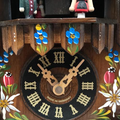 森の時計山小屋クロック 鳩時計 430-6QMT クォーツ式/動作確認済