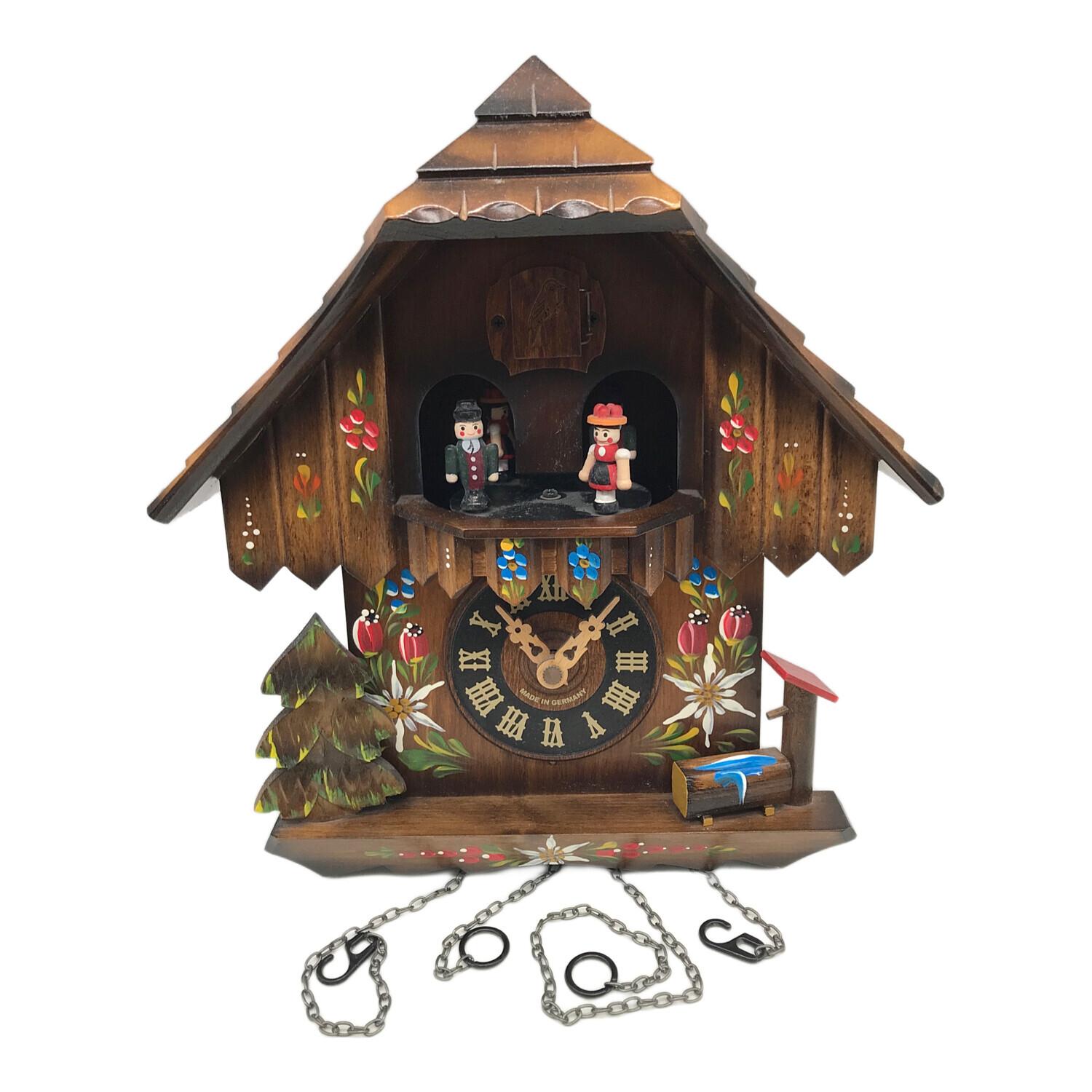 森の時計山小屋クロック 鳩時計 430-6QMT クォーツ式/動作確認済