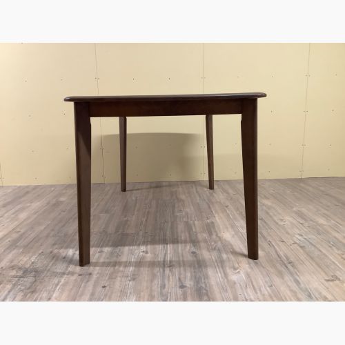 ニトリ ダイニング3点セット ブラウン 2022年製 天板キズ有 DTN