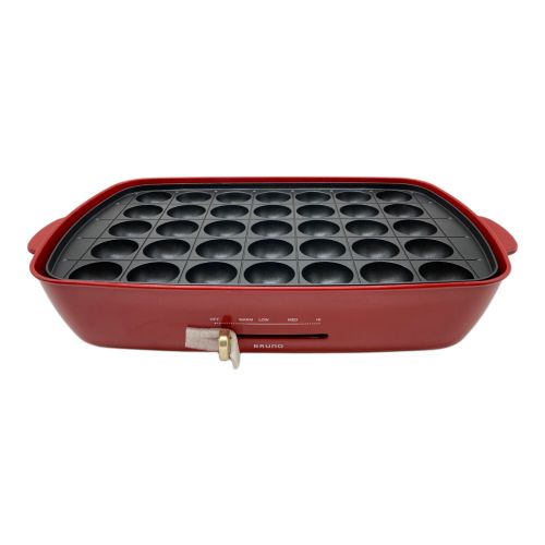 BRUNO (ブルーノ) ホットプレート グランデサイズ レッド/別売深鍋付