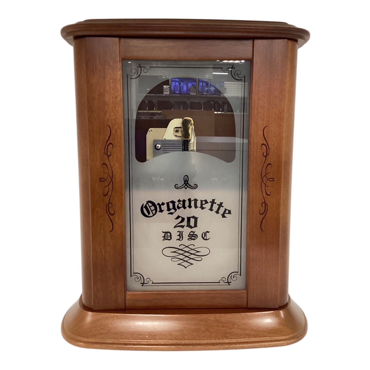 ジャング品] 木製のディスクオルゴールディスク 5枚付き ジャング品