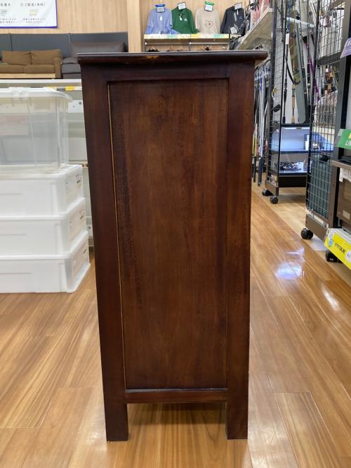 B-COMPANY (ビーカンパニー) キャビネット ブラウン BM-1207 97 3枚扉