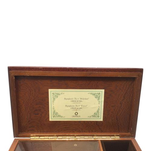 サンキョウ オルゴール オルフェウス 木製手動オルゴール SANKYO