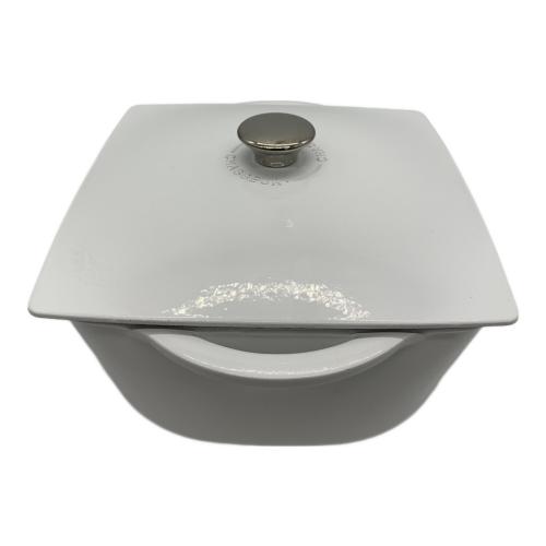 CHASSEUR (シャスール) 両手鍋 ホワイト 24cm 5.5L カロンド