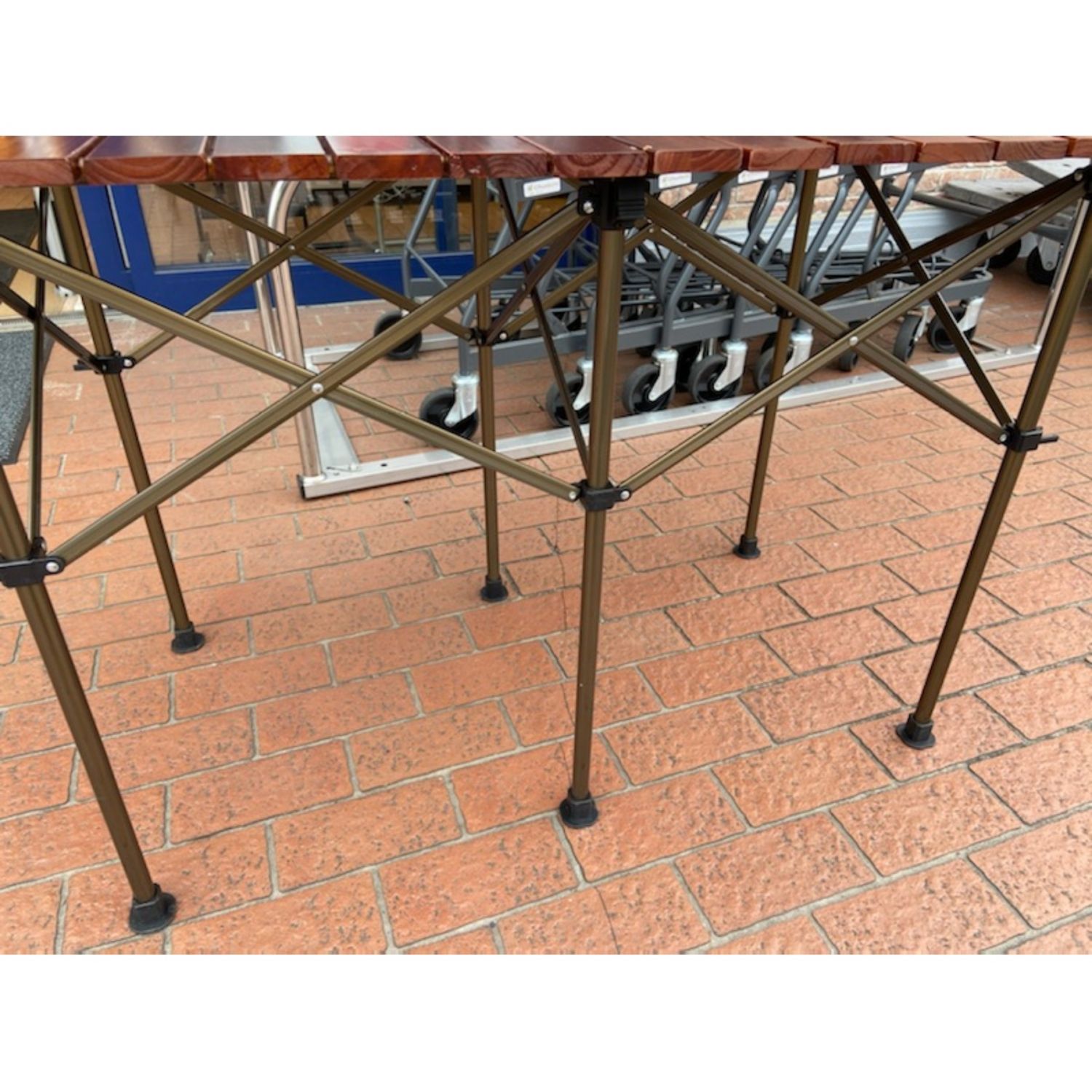 Coleman (コールマン) ガーデンウッドロールテーブル6 170A5748