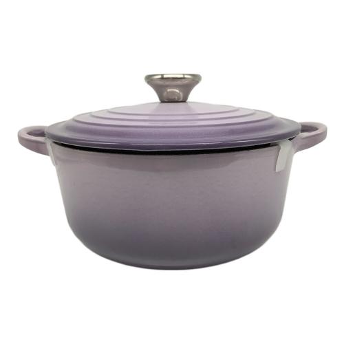 LE CREUSET (ルクルーゼ) 両手鍋 ブルーベルパープル ココットロンド