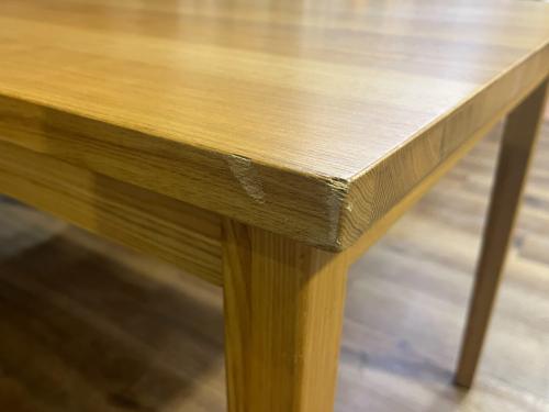 無印良品 (ムジルシリョウヒン) ダイニングテーブル ナチュラル タモ材
