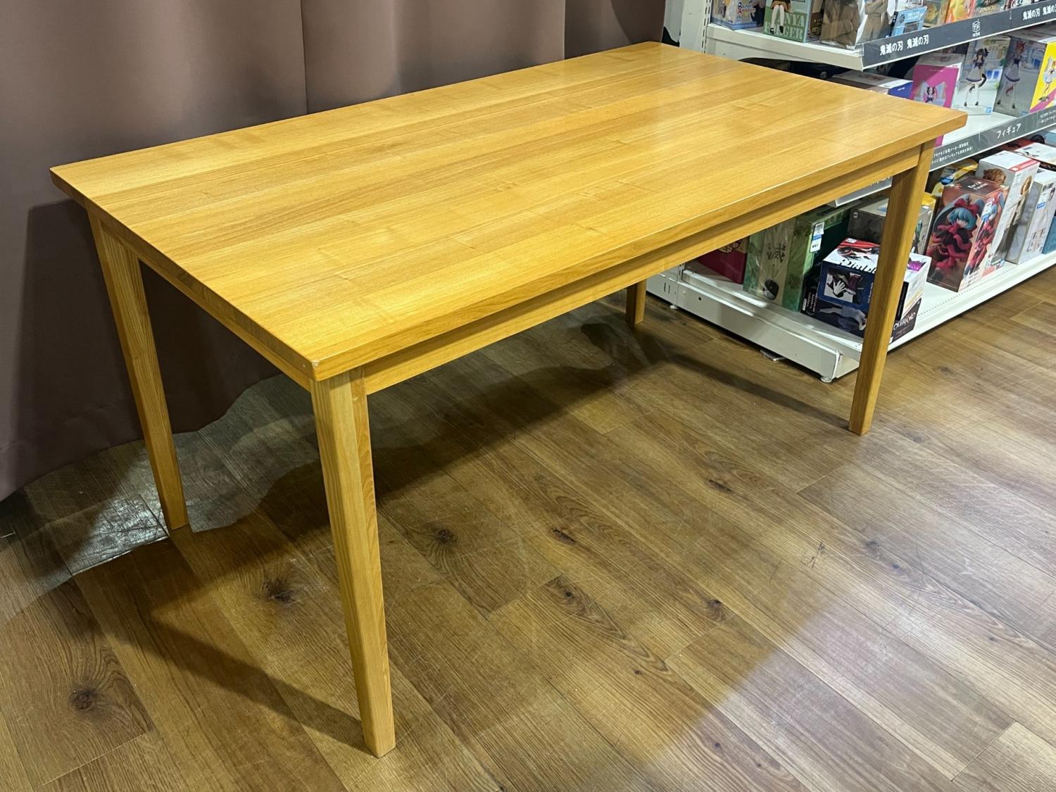Sally☆無印 無垢材ダイニングテーブル・オーク材・幅140cm 小売