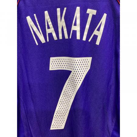 日本代表 サッカーユニフォーム SIZE M ブルー 【7】中田英寿