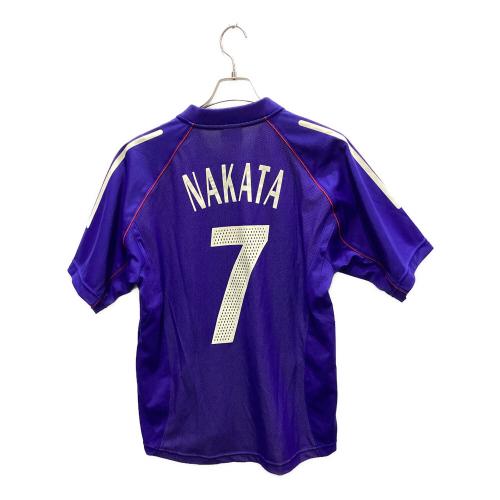 日本代表 サッカーユニフォーム SIZE M ブルー 【7】中田英寿