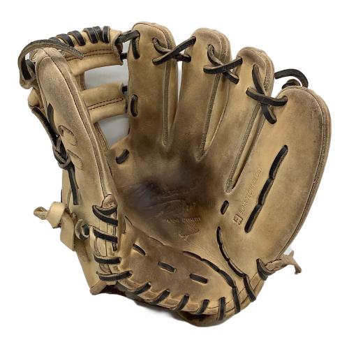 MIZUNO (ミズノ) 硬式グローブ 約27cm キャメル Mizuno Pro 内野用