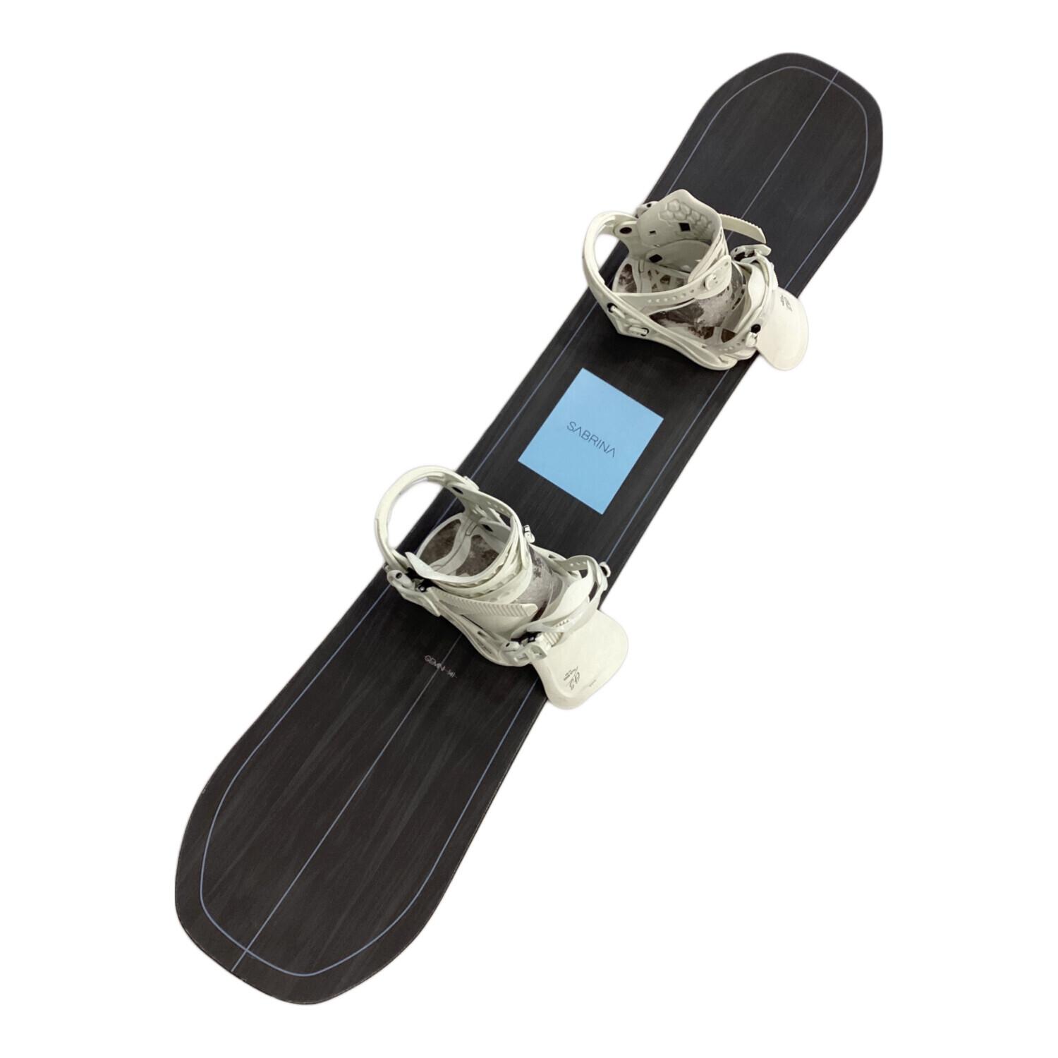 SABRINA (サブリナ) スノーボード 141cm ブラック 21/22モデル