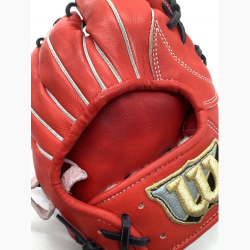 Wilson (ウィルソン) 硬式グローブ レッド WILSON STAFF 内野用