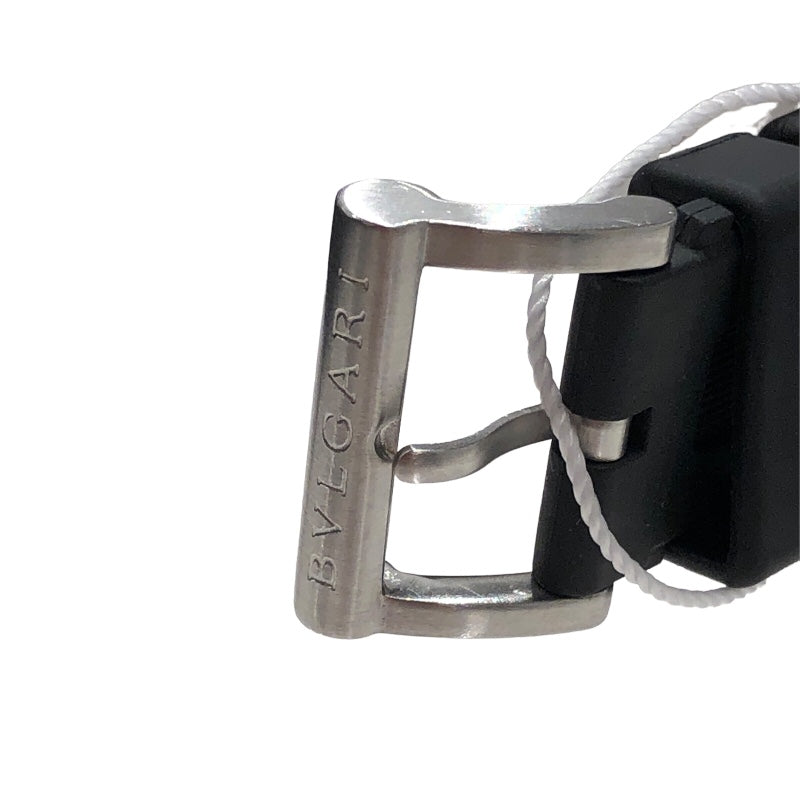 ブルガリ BVLGARI ディアゴノ DG42SC シルバー SS/ラバーベルト 自動