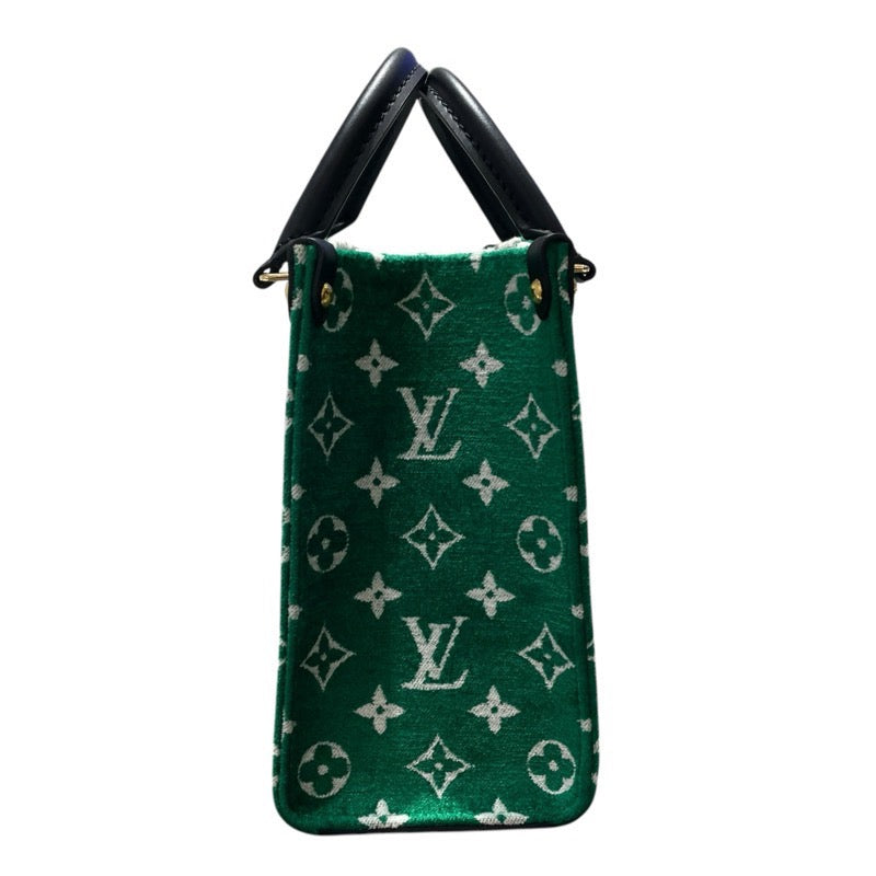 ルイ・ヴィトン LOUIS VUITTON オンザゴーPM M46216 グリーン