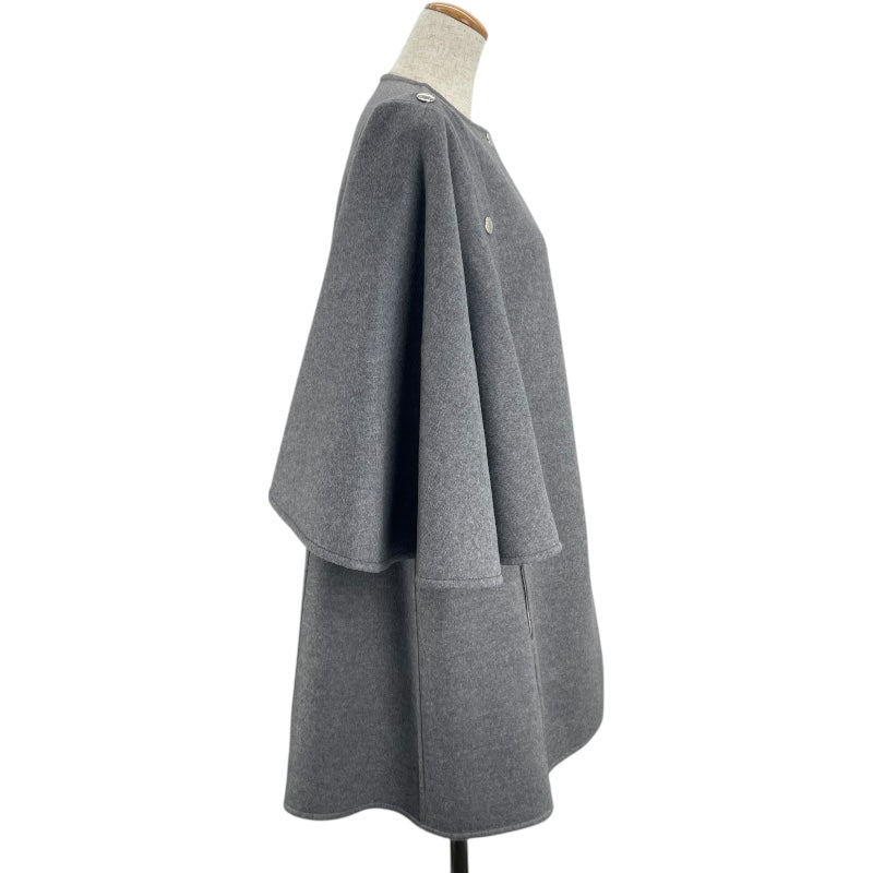 ルイ・ヴィトン LOUIS VUITTON ケープコート FRC032 グレー ウール