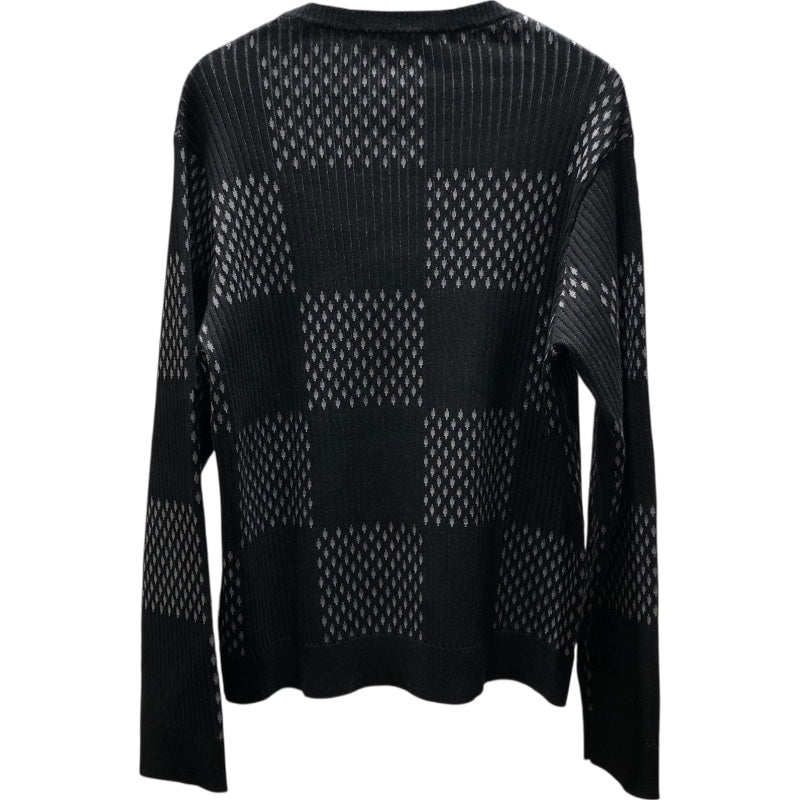 ルイ・ヴィトン LOUIS VUITTON ディストーテッドダミエ柄ニット