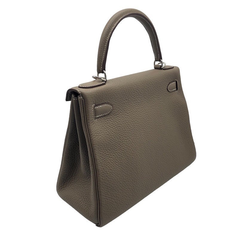 エルメス HERMES ケリー28 内縫い B刻 エトゥープ×SV金具 トリヨン