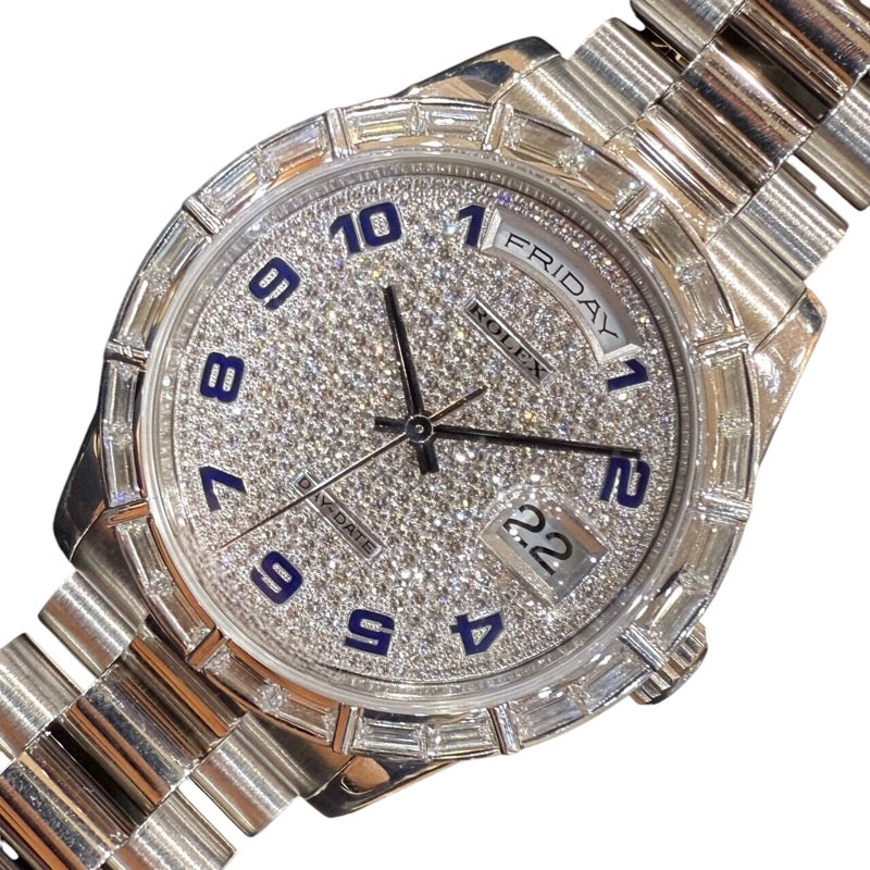 ロレックス ROLEX デイデイト36 パヴェダイヤ 118366ZEA Pt950プラチナ