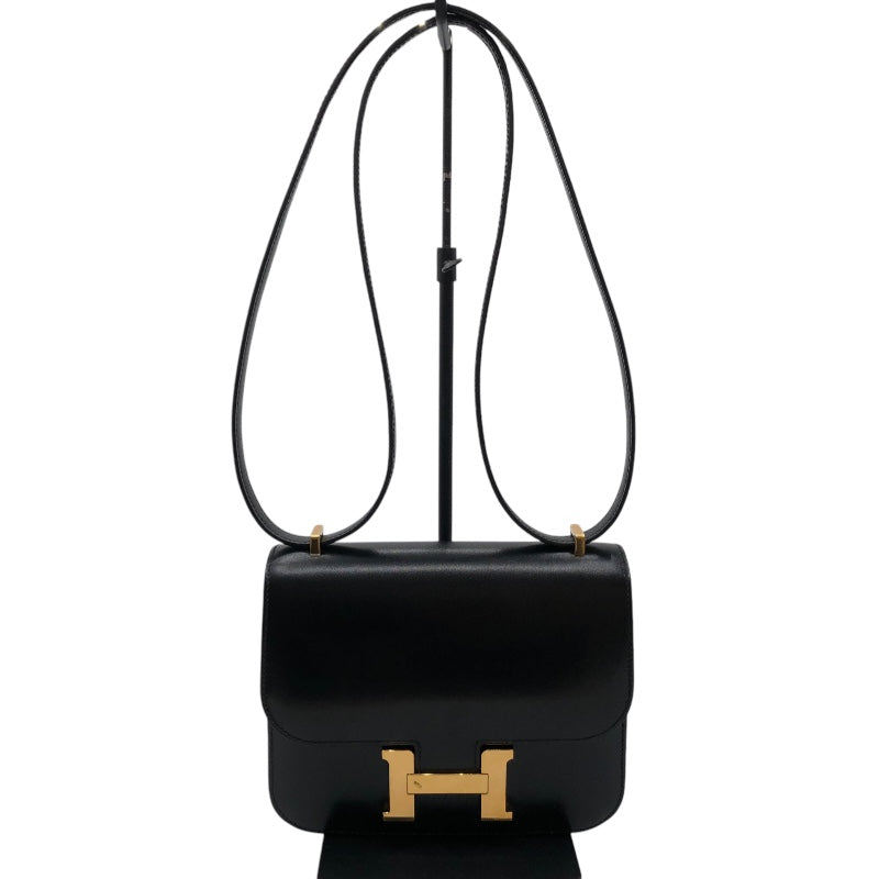 エルメス HERMES コンスタンス3ミニ Z刻 ブラック・ゴールド金具