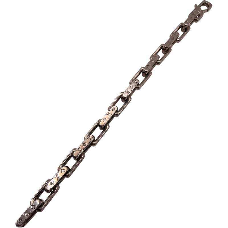 ルイ・ヴィトン LOUIS VUITTON コリエ・チェーンモノグラム シルバー