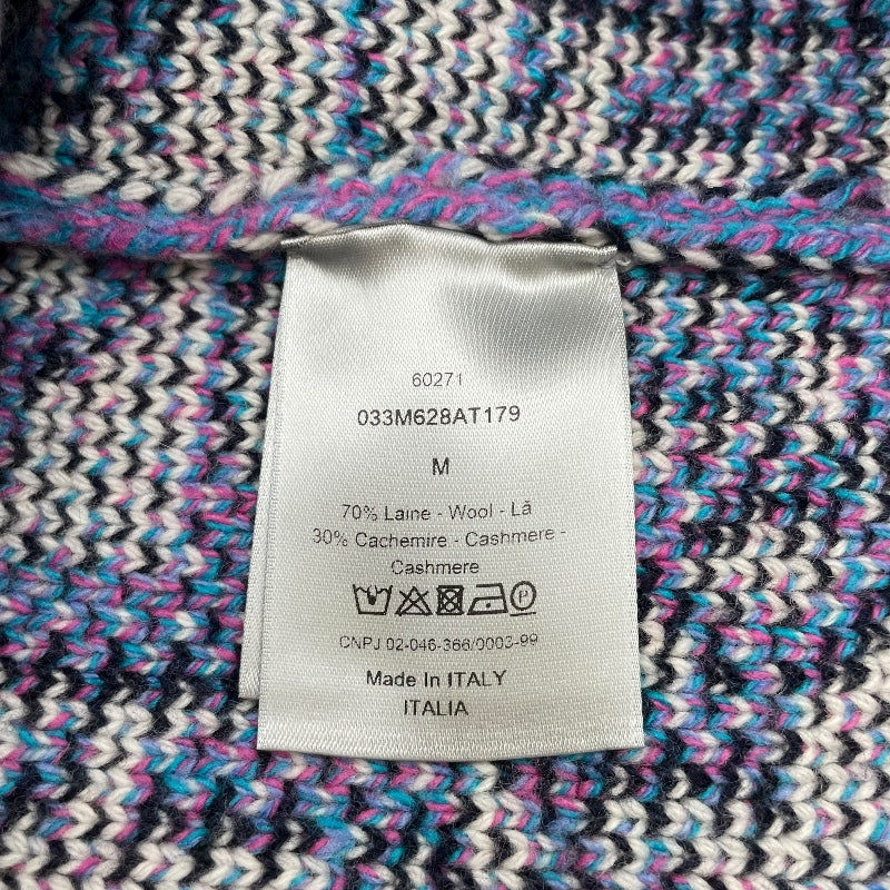 クリスチャン・ディオール Christian Dior オブリーク総柄長袖ニット