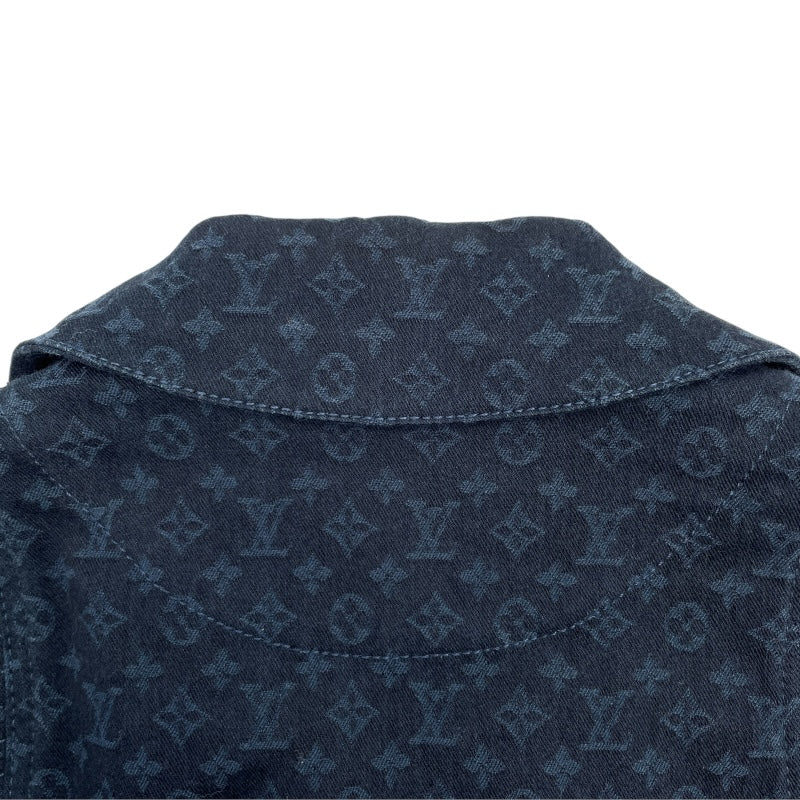 ルイ・ヴィトン LOUIS VUITTON モノグラム総柄ジャケット ネイビー