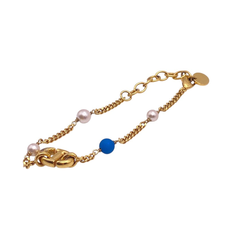 クリスチャン・ディオール Christian Dior CDブレスレット ブルー