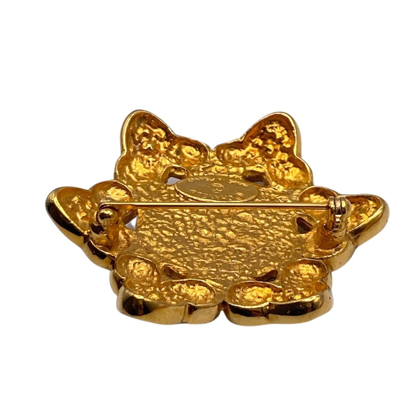 シャネル CHANEL パールブローチ ゴールド メタル/パール レディース