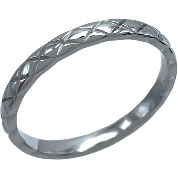 シャネル CHANEL ココクラッシュリングミニ プラチナ Pt950 ジュエリー