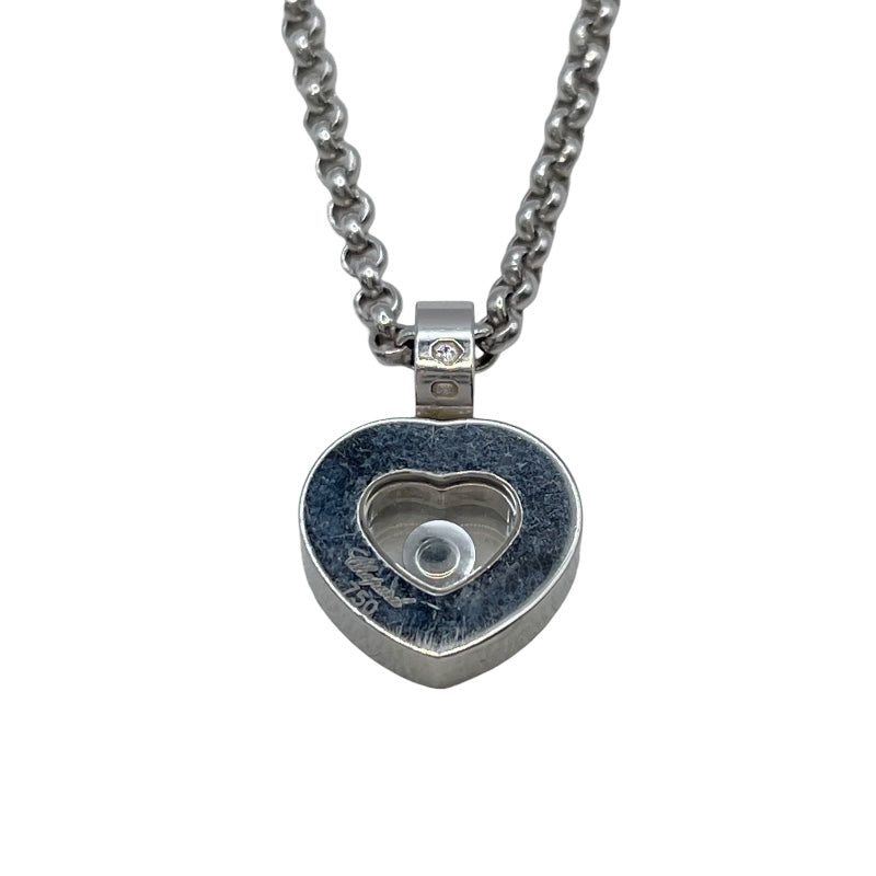 ショパール Chopard ハッピーダイヤネックレス ホワイトゴールド 750