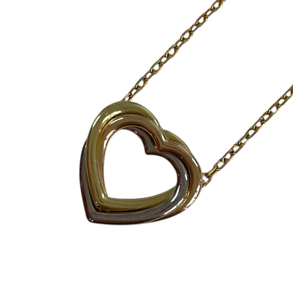 カルティエ Cartier トリニティハートネックレス ゴールド 750