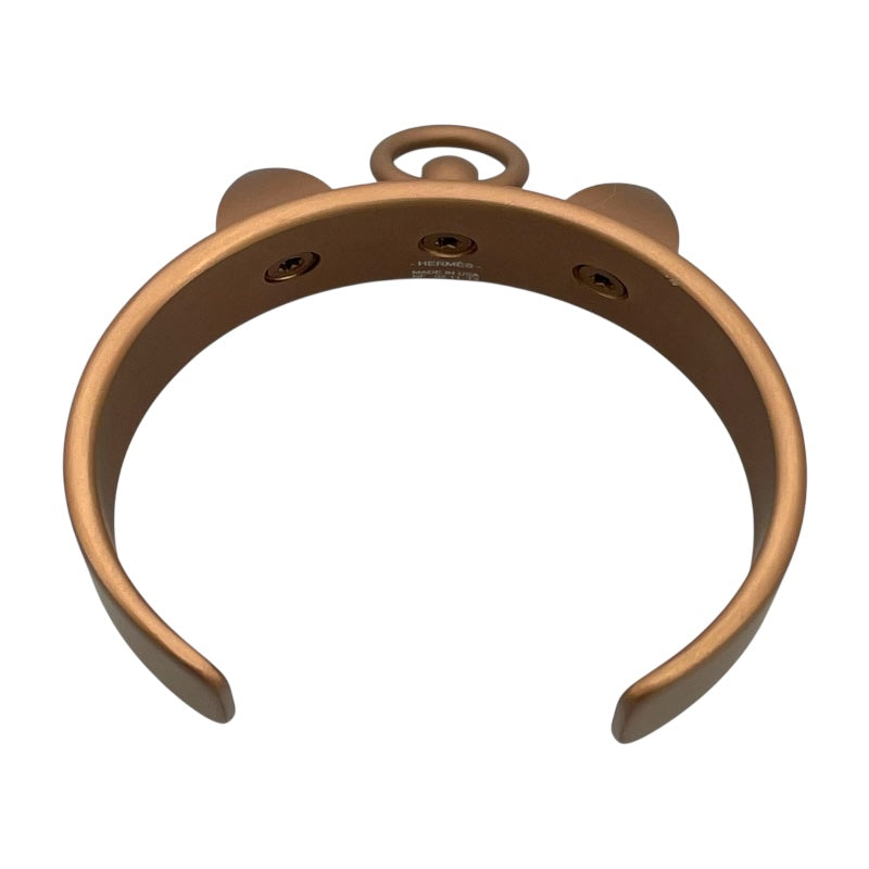 エルメス HERMES メドールバングル ブロンズ アルミ アクセサリー