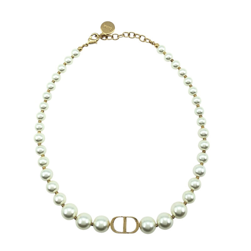 クリスチャン・ディオール Christian Dior CDパールネックレス