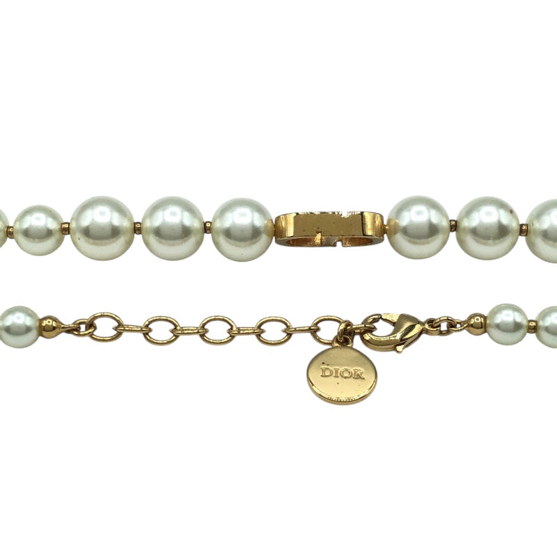 クリスチャン・ディオール Christian Dior CDパールネックレス