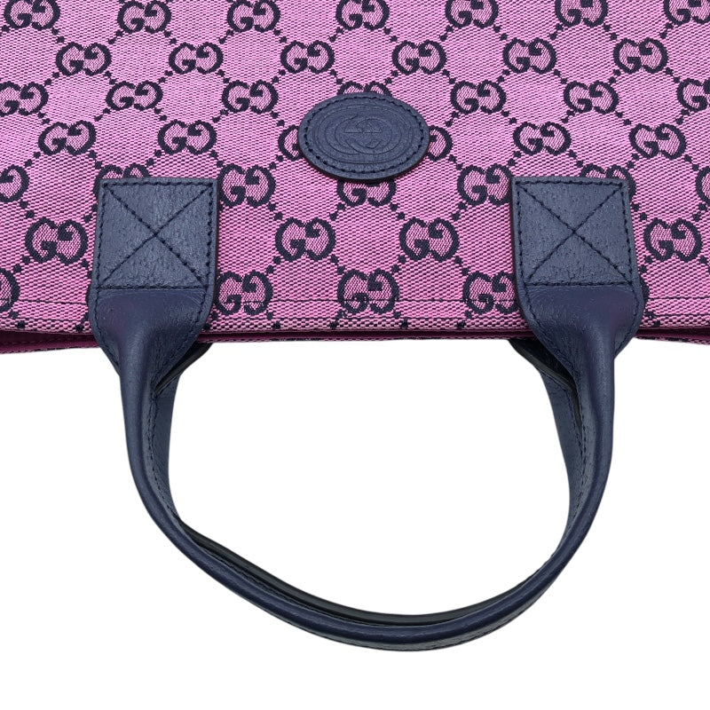 グッチ GUCCI チルドレンズトートバッグ 550763 ピンク・ネイビー GG