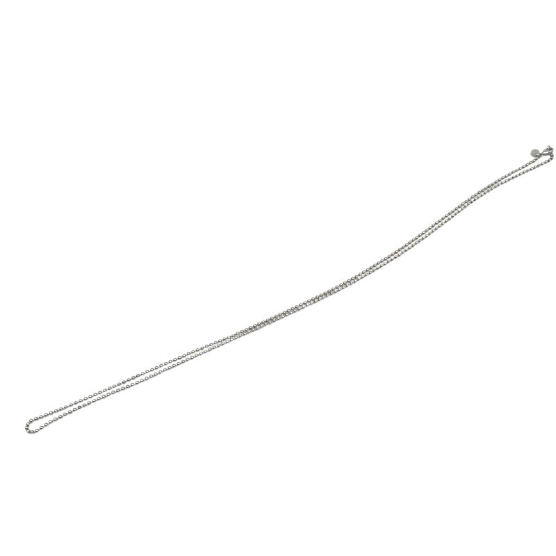 ティファニー TIFFANY＆CO ボールチェーンロングネックレス シルバー