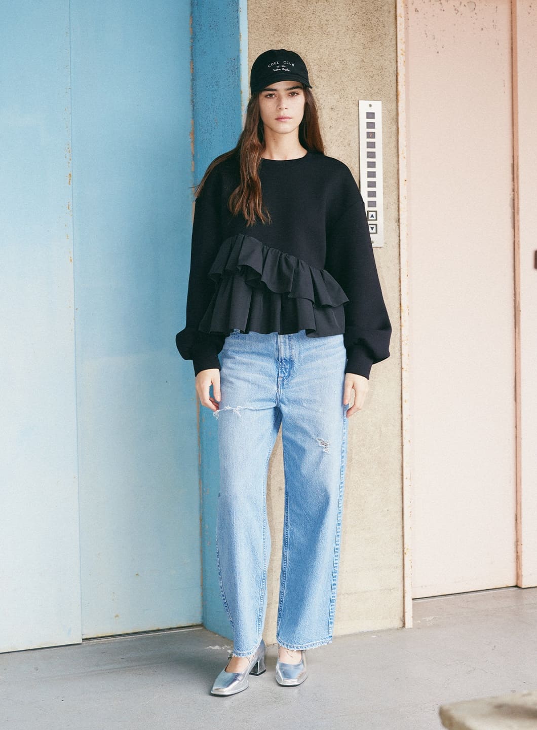 COEL Online StoreCOEL×upper hights クラッシュデニムパンツ(23