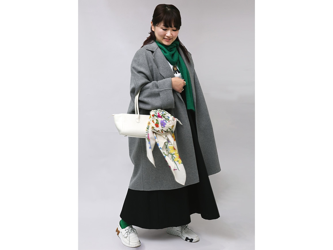 大判シルクスカーフ・花柄(90_マルチ): ｜ カタログ通販のハルメク