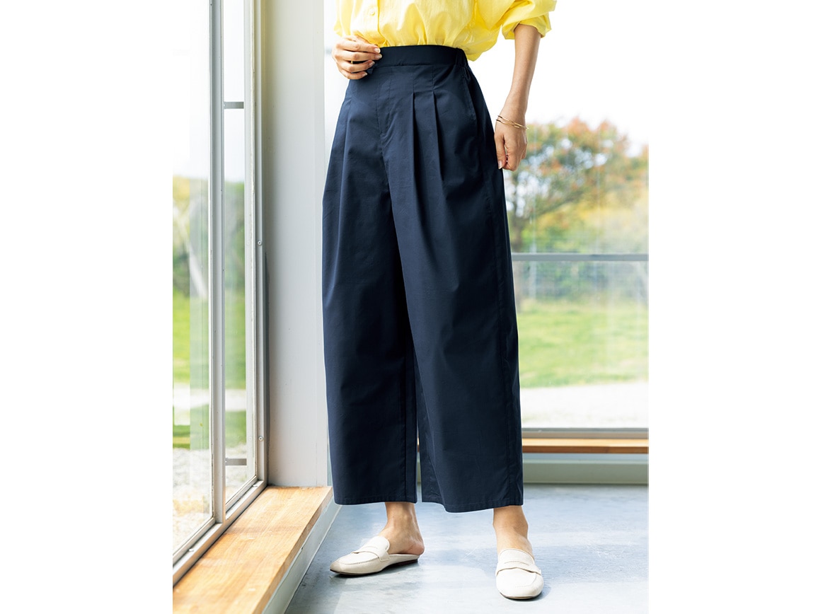 タイプライターコクーンパンツ(32_S52cm 62_ネイビー): ｜ カタログ