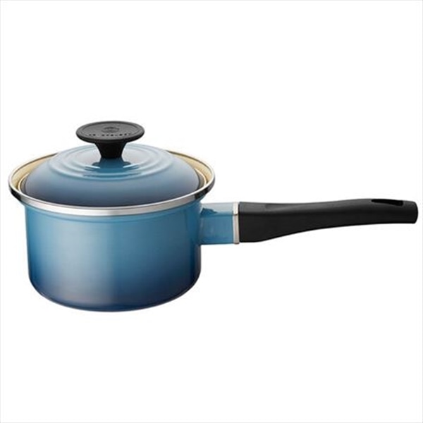 ル・クルーゼ EOS ソースパン 14cm マリンブルー ホーロー 鍋 片手鍋
