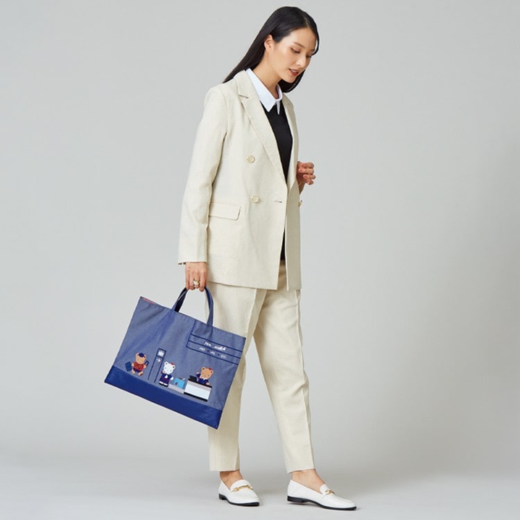 JAL国際線就航70周年】ファミリア JALオリジナル デニムバッグ