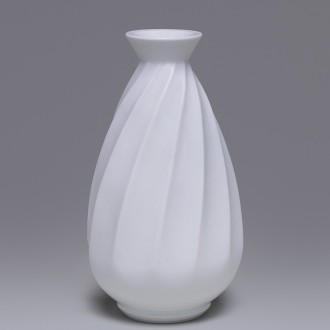 井上萬二]陶芸『白磁緑釉染葡萄彫文花形花器』: JALショッピング｜JAL