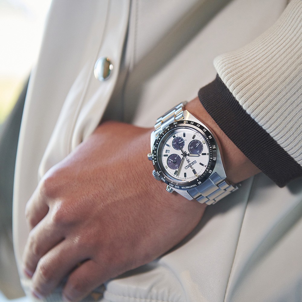 SEIKO]プロスペックス SPEEDTIMER ソーラークロノグラフ ホワイト