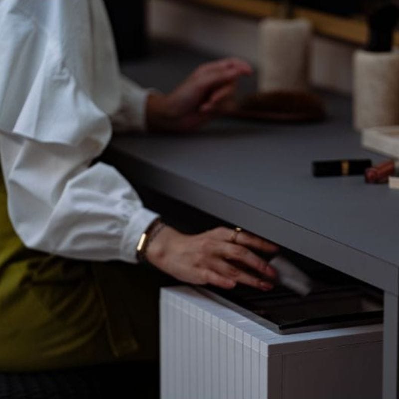 ZitA ジータ ダストボックス SQUARE スクエア ホワイト