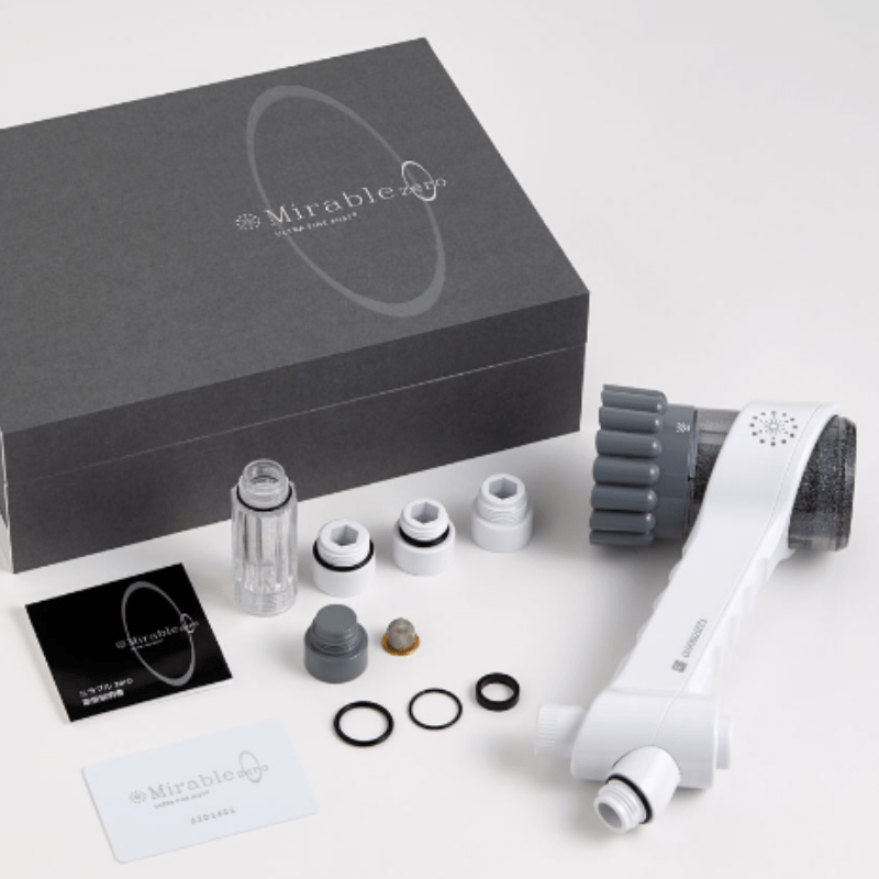 正規品 ミラブルZERO ウルトラファインミストシャワーヘッド ホワイト