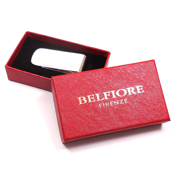 BELFIORE ベルフィオーレ マネークリップ ハンマー仕上げ シルバー925