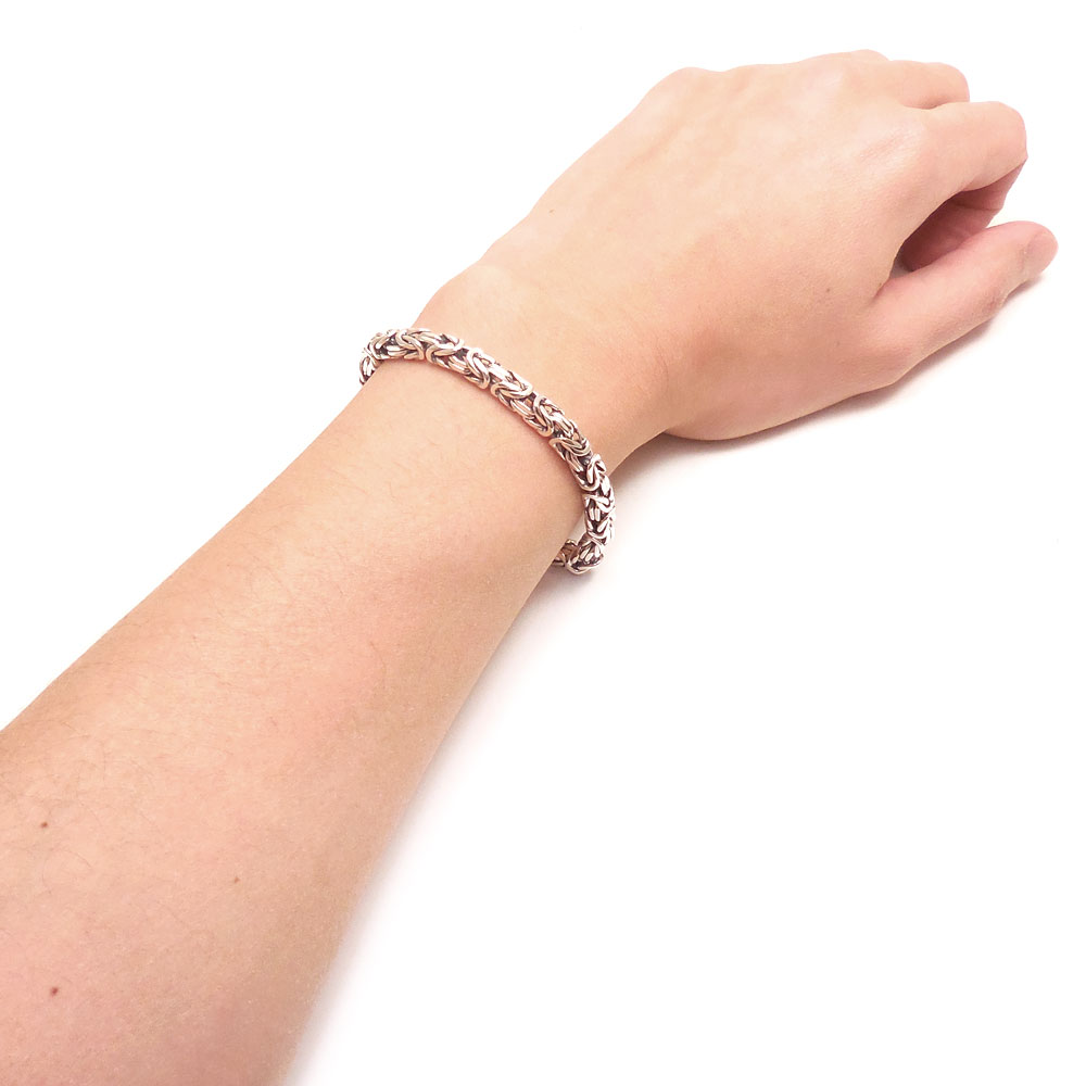 SATURNO サツルノ ブレスレット シルバー925 ビザンチンチェーン