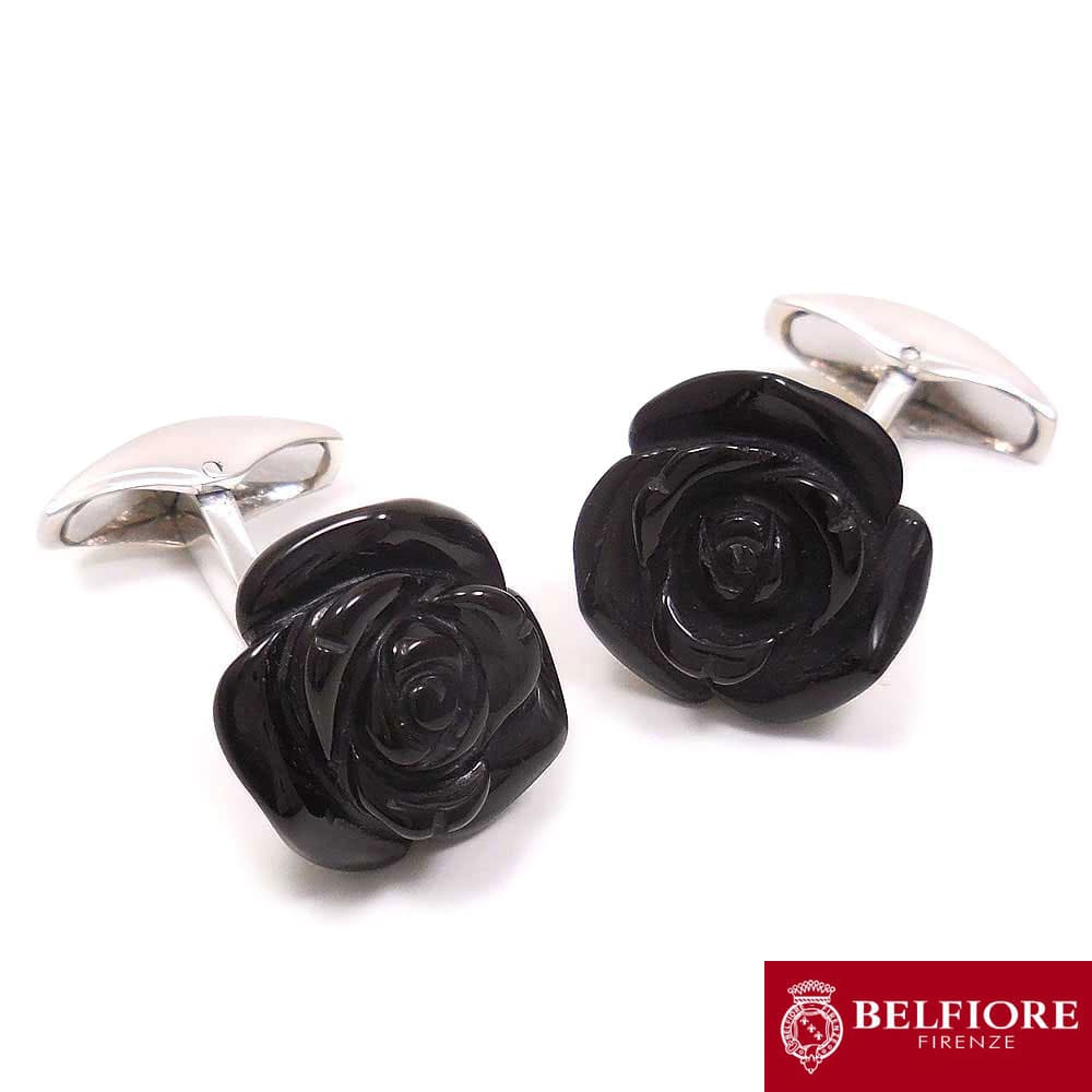 BELFIORE ベルフィオーレ カフスボタン カフリンクス イニシャル名入れ